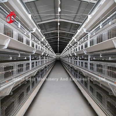 Best Galvanized 3 Tiers 96 Bird Layer Battery Cage System In Kenya Peternakan Mia