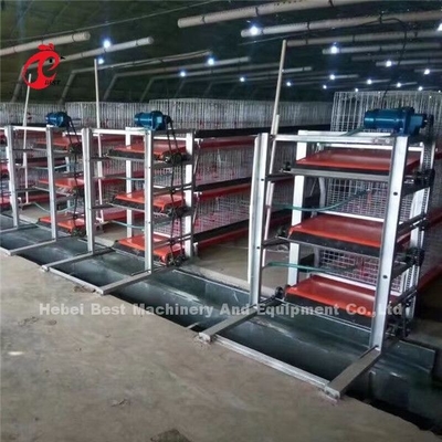 Otomatis 4 Tiers H jenis Broiler Ayam Kandang Untuk Daging Ayam Farm Ada