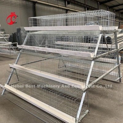 Q235 Wire Galvanized Type Battery Cage For Layers Chicken Emily