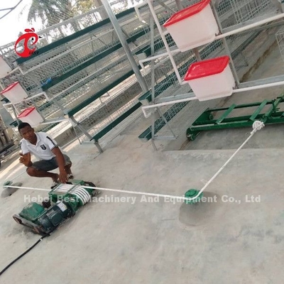 Set Lengkap Peralatan Penghapus Kotoran Scraper Otomatis Baja Karbon Untuk Bintang Rumah Ayam