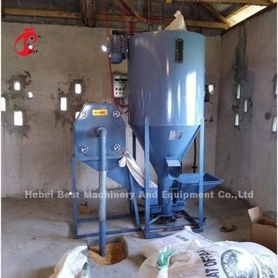 Mesin Penggilingan Pakan Otomatis Penuh 380V Dengan Mixer Dan Penggiling Untuk Pakan Ayam Star