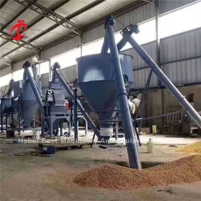 Mesin Hammer Feed Mill Dengan Crusher Dan Mixer Untuk Peternakan Unggas 220V 6KW Ada