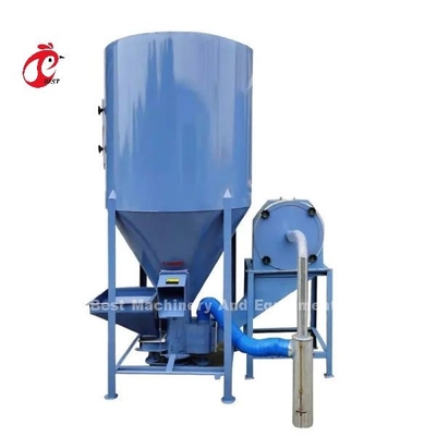 Efisiensi Tinggi Mesin Pengolah Pakan Ternak Mixer Dan Crusher Combine Machine Iris