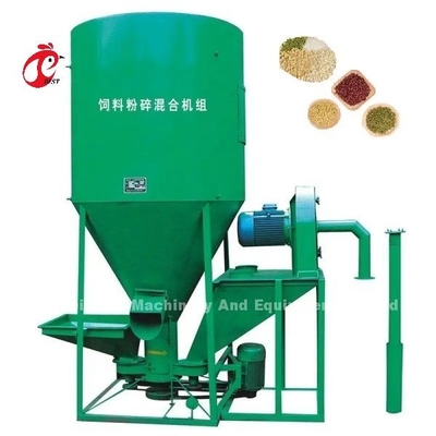 Efisiensi Tinggi Mesin Pengolah Pakan Ternak Mixer Dan Crusher Combine Machine Iris