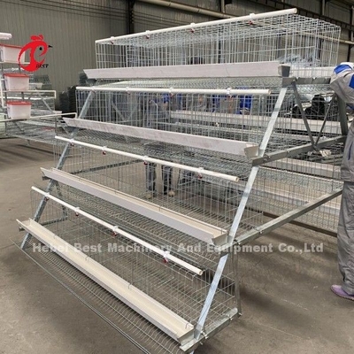 Hot Galvanized Q235 Steel Chicken Battery Cage Untuk Nigeria Ghana Kamerun Peternakan Ayam Doris