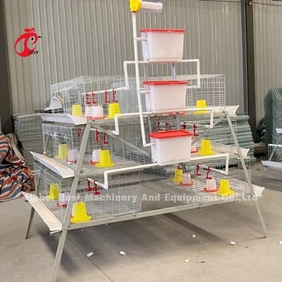 A Tipe Broiler Battery Cage Galvanized High Strength Poultry Broiler Cage Iris