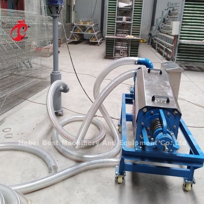 Scraper Sistem Pengolahan Kotoran 380V 8kw Daur Ulang Untuk Peternakan Unggas Iris