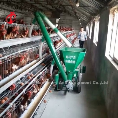 Sistem Pengolahan Pakan Peternakan Unggas 220v, Trolley Pakan Unggas yang Disesuaikan Iris
